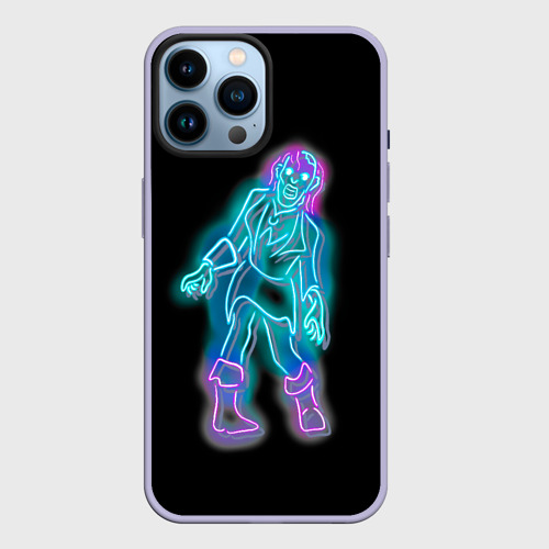 Чехол для iPhone 14 Pro Max с принтом Neon undead, вид спереди #2