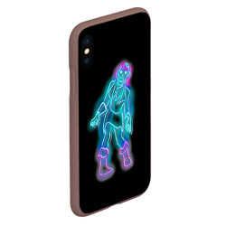 Чехол для iPhone XS Max матовый Neon undead - фото 2