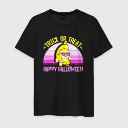 Trick or treat happy halloween – Мужская футболка хлопок с принтом купить со скидкой в -20%