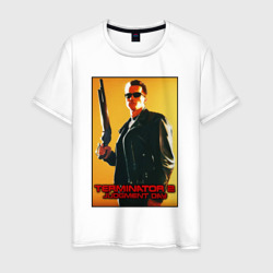 Мужская футболка хлопок T2 - Schwarzenegger
