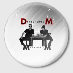 Значок Depeche Mode - Mememto Mori Dave and Martin