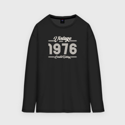 Женский лонгслив oversize хлопок Лимитированный выпуск 1976