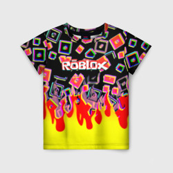 Детская футболка 3D Roblox glitch game