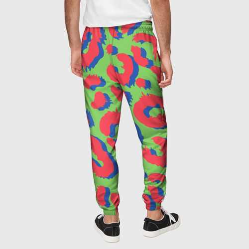 Мужские брюки 3D Цветной современный леопард, цвет 3D печать - фото 5