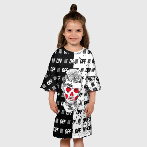 Детское платье 3D Lil Peep off, цвет 3D печать - фото 4