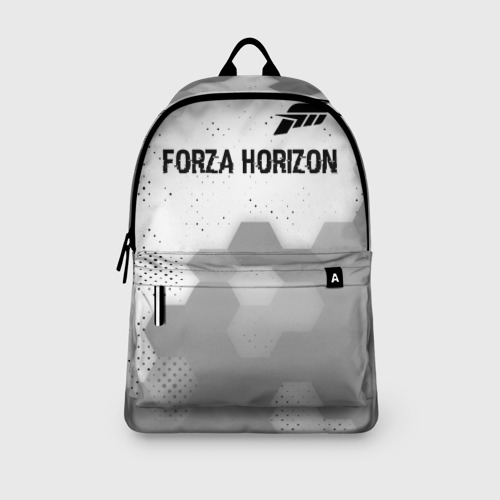 Рюкзак 3D Forza Horizon glitch на светлом фоне посередине - фото 4
