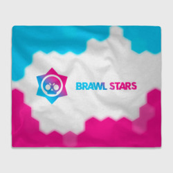 Brawl Stars neon gradient style по-горизонтали – Плед 3D с принтом купить со скидкой в -14%