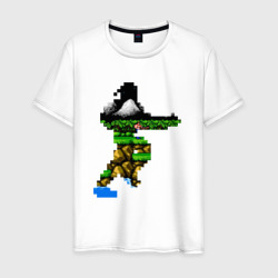 Contra pixel nes game – Мужская футболка хлопок с принтом купить со скидкой в -20%