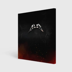 Холст квадратный Алекс в стиле Металлика