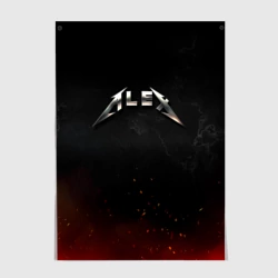 Постер Алекс в стиле Металлика