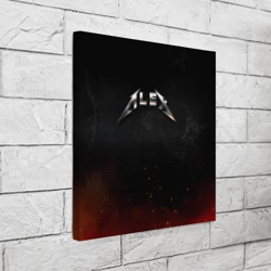 Холст квадратный Алекс в стиле Металлика - фото 2