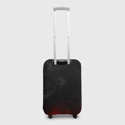 Чехол для чемодана 3D Никита в стиле Металлика - огонь и искры , цвет 3D печать - фото 2