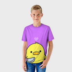 Детская футболка 3D Опасный утенок - фото 2