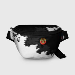 Поясная сумка 3D СССР чернобелый стиль