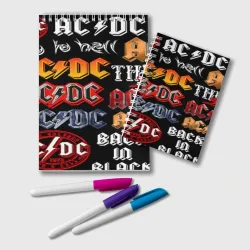 Блокнот AC DC band rock steel