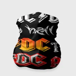 Бандана-труба 3D AC DC band rock steel