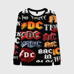 Мужской свитшот 3D AC DC band rock steel