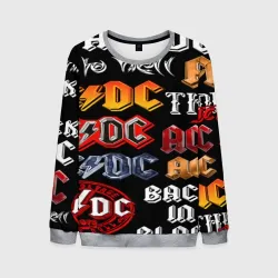Мужской свитшот 3D AC DC band rock steel