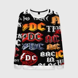 Мужской свитшот 3D AC DC band rock steel
