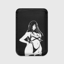 Картхолдер Magsafe магнитный Унохана на черном фоне