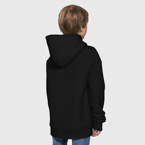 Детское худи Oversize хлопок Диана в стиле барби - объемный шрифт , цвет черный - фото 10