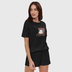 Женская пижама с шортиками хлопок Фрирен застряла в сундуке мимике - фото 2