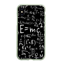 Чехол для iPhone XS Max матовый Physics and algebra