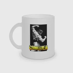 Кружка матовая стеклянная Mister olimpia 
