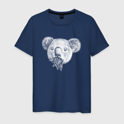 Коала обжора – Мужская футболка хлопок с принтом купить со скидкой в -20%