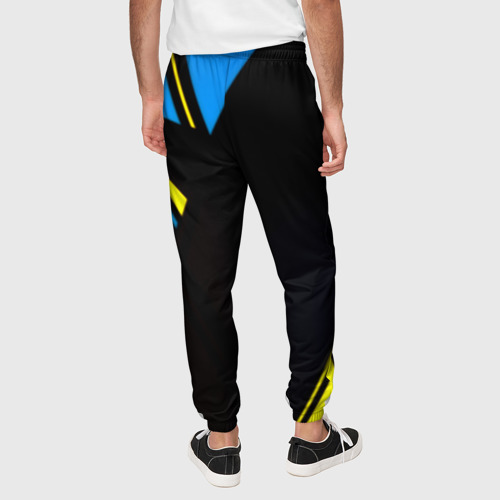 Мужские брюки 3D PUBG sport geometry, цвет 3D печать - фото 5