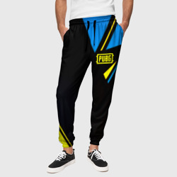 PUBG sport geometry – Мужские брюки 3D с принтом купить