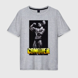 Мужская футболка хлопок Oversize Schwarzenegger - olimpia 