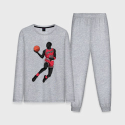 Мужская пижама с лонгсливом хлопок Retro Jordan