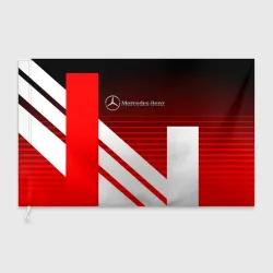 Флаг 3D Mercedes Benz sport line stripes