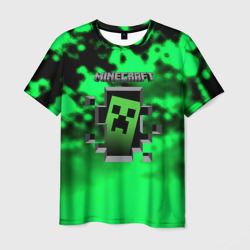 Мужская футболка 3D Minecraft creeper online