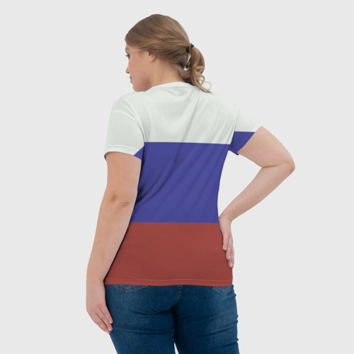 Женская футболка 3D Русский солдат, цвет 3D печать - фото 7