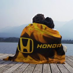 Плед 3D Honda - gold gradient по-горизонтали - фото 2