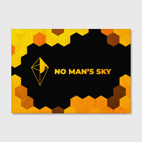 Холст прямоугольный No Man's Sky - gold gradient по-горизонтали, цвет 3D печать - фото 2