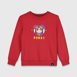 Детский свитшот хлопок Pomni - The Amazing Digital Circus