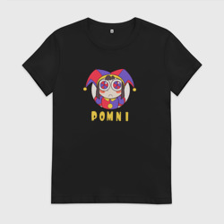 Женская футболка хлопок Pomni - The Amazing Digital Circus