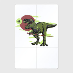 Магнитный плакат 2Х3 Японский самурайский динозавр