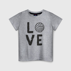 Детская футболка хлопок Lover volleyball