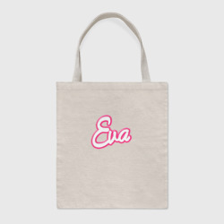 Шоппер BioNature Ева в стиле барби - объемный шрифт