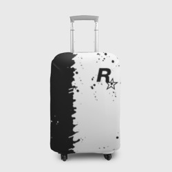 Чехол для чемодана 3D Rock Star games лого краски
