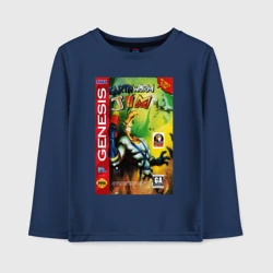 Детский лонгслив хлопок Earth worm jim cover 