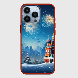 Чехол для iPhone 13 Pro Новогодняя   Москва