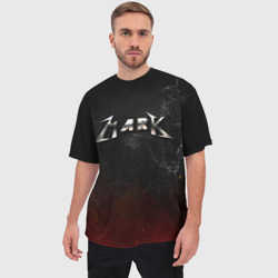 Мужская футболка oversize 3D Марк в стиле Металлика - огонь и искры - фото 2