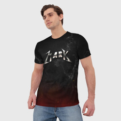 Мужская футболка 3D Марк в стиле Металлика - огонь и искры - фото 2