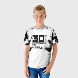 Детская футболка 3D 30 Second to mars buterfly - фото 2