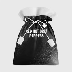 Подарочный 3D мешок Red Hot Chili Peppers glitch на темном фоне посередине